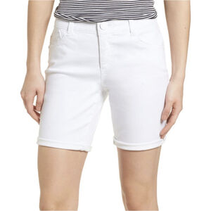 Wit & wisdom white cuffed shorts size 18